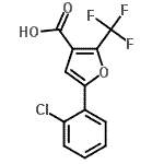 CAS 登录号：243977-26-6， 5-(2-氯苯基)-2-(三氟甲基)-3-糠酸