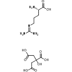 CAS 登录号：24404-97-5， N<sup>5</sup>-(二氨基亚甲基)-L-鸟氨酸2-羟基-1,2,3-丙烷三羧酸酯(1:1)
