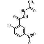 CAS 登录号：244167-73-5， N'-乙酰基-2-氯-5-硝基苯甲酰肼