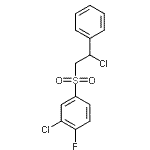 CAS#: 244278-71-5, 2-Chloro-4-[(2-Chloro-2-Phenylethyl)Sulfonyl]-1-Fluorobenzene