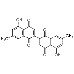 CAS#: 24456-79-9, 5,5'-Dihydroxy-7,7'-Dimethyl-2,2'-Binaphthalene-1,1',4,4'-Tetrone