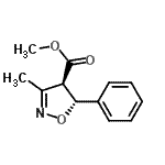 CAS#: 244611-29-8, Methyl (4R,5R)-3-Methyl-5-Phenyl-4,5-Dihydro-1,2-Oxazole-4-Carboxylate