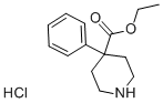 CAS#: 24465-45-0, 4-Phenyl-4-Piperidinecarboxylicacid Ethyl Ester Hydrochloride (1:1)