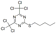 CAS 登录号:24481-70-7, 2-(戊基硫代)-4,6-二(三氯甲基)-1,3,5-三嗪