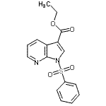 CAS#: 245064-82-8, Ethyl 1-(Phenylsulfonyl)-1H-Pyrrolo[2,3-b]Pyridine-3-Carboxylate