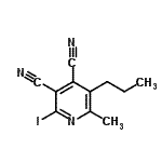 CAS#: 245079-24-7, 2-Iodo-6-Methyl-5-Propyl-3,4-Pyridinedicarbonitrile