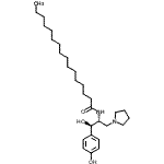 CAS#: 245329-77-5, N-[(1R,2R)-1-Hydroxy-1-(4-Hydroxyphenyl)-3-(1-Pyrrolidinyl)-2-Propanyl]Hexadecanamide