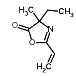 CAS#: 24537-88-0, 4-Ethyl-4-Methyl-2-Vinyl-1,3-Oxazol-5(4H)-One