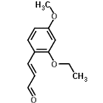 CAS#: 245650-60-6, (2E)-3-(2-Ethoxy-4-Methoxyphenyl)Acrylaldehyde