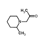 CAS 登录号：24633-45-2， 1-(2-甲基-1-哌啶基)丙酮
