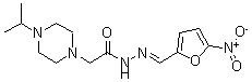 CAS#: 24637-21-6, N'-[(5-Nitrofuran-2-Yl)Methylene]-4-Isopropyl-1-Piperazineacetic Acid Hydrazide
