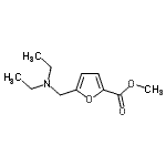 CAS 登录号：24653-40-5， 甲基5-[(二乙基氨基)甲基]-2-糠酸酯