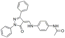 CAS#: 24664-64-0, 4'-[[(1,3-Diphenyl-5-Oxo-2-Pyrazolin-4-Ylidene)Methyl]Amino]Acetanilide