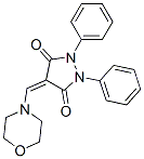 CAS 登录号：24665-83-6， 4-(吗啉基亚甲基)-1,2-二苯基-3,5-吡唑烷二酮