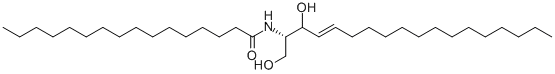 CAS 登录号：24696-26-2， N-[(1S,2R,3E)-2-羟基-1-(羟基甲基)-3-十七碳烯-1-基]-十六烷酰胺