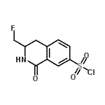 CAS#: 247050-23-3, 3-(Fluoromethyl)-1-Oxo-1,2,3,4-Tetrahydro-7-Isoquinolinesulfonyl Chloride