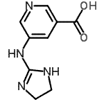 CAS#: 247100-84-1, 5-(4,5-Dihydro-1H-Imidazol-2-Ylamino)Pyridine-3-Carboxylic Acid