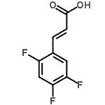 CAS#: 247170-17-8, (2E)-3-(2,4,5-Trifluorophenyl)Acrylic Acid