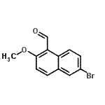 CAS#: 247174-18-1, 6-Bromo-2-Methoxy-1-Naphthaldehyde