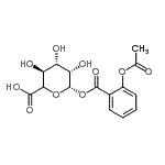 CAS#: 24719-72-0, (5xi)-1-O-(2-Acetoxybenzoyl)-beta-D-lyxo-hexopyranuronic acid
