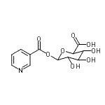 CAS 登录号：24719-73-1， 1-O-(3-吡啶基羰基)吡喃己糖酸