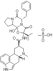 CAS 登录号：24730-10-7， 双氢麦角汀甲磺酸盐