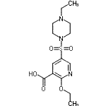 CAS#: 247582-73-6, 2-Ethoxy-5-[(4-Ethyl-1-Piperazinyl)Sulfonyl]Nicotinic Acid
