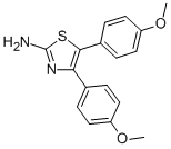 CAS#: 24827-38-1, 4,5-Bis-(4-Methoxy-Phenyl)-Thiazol-2-Ylamine
