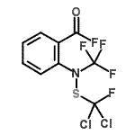 CAS#: 24833-13-4, 2-[{[Dichloro(Fluoro)Methyl]Sulfanyl}(Trifluoromethyl)Amino]Benzoyl Fluoride