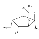 CAS#: 2484-55-1, 6-Hydroxy-2,2-Dimethyl-5-({[(4-Methylphenyl)Sulfonyl]Oxy}Methyl)Dihydrofuro[2,3-d][1,3]Dioxol-3A(5H)-Yl 4-Methylbenzenesulfonate