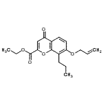 CAS#: 248595-13-3, Ethyl 7-(Allyloxy)-4-Oxo-8-Propyl-4H-Chromene-2-Carboxylate
