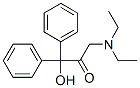CAS 登录号：24860-79-5， 3-二乙基氨基-1,1-二苯基-1-羟基-2-丙酮