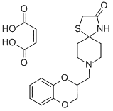 CAS#: 24868-62-0, 8-(1,4-Benzodioxan-2-Ylmethyl)-1-Thia-4,8-Diazaspiro(4.5)Decan-3-One (Z)-2-Butenedioate (1:1)