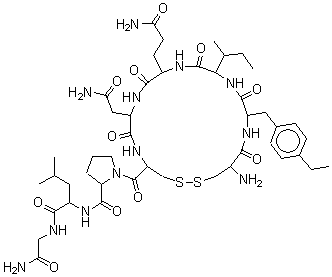 CAS#: 24870-58-4, (4-Ethyl-Phe)(2)-Oxytocin