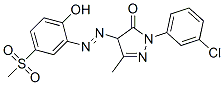 CAS#: 24886-39-3, 2-(3-Chlorophenyl)-2,4-Dihydro-4-[[2-Hydroxy-5-(Methylsulphonyl)Phenyl]Azo]-5-Methyl-3H-Pyrazol-3-One