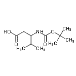CAS#: 248924-39-2, 4-Methyl-3-({[(2-Methyl-2-Propanyl)Oxy]Carbonyl}Amino)Pentanoic Acid