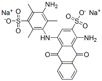 CAS#: 24910-74-5, Disodium 1-Amino-4-[(3-Amino-2,4,6-Trimethyl-5-Sulphonatophenyl)Amino]-9,10-Dihydro-9,10-Dioxoanthracene-2-Sulphonate