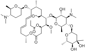 CAS 登录号：24916-52-7， 螺旋霉素 III
