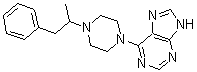 CAS#: 24926-55-4, 6-[4-(alpha-Methylphenethyl)-1-Piperazinyl]-9H-Purine
