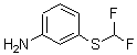 CAS#: 24933-59-3, 3-[(Difluoromethyl)Sulfanyl]Aniline