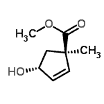 CAS#: 249536-94-5, Methyl (1R,4R)-4-Hydroxy-1-Methyl-2-Cyclopentene-1-Carboxylate