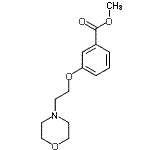 CAS#: 249937-00-6, Methyl 3-[2-(4-Morpholinyl)Ethoxy]Benzoate