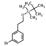 CAS#: 249937-07-3, [2-(3-Bromophenyl)Ethoxy](Dimethyl)(2-Methyl-2-Propanyl)Silane