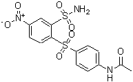 CAS#: 25006-65-9, N-{4-[(4-Nitro-2-Sulfamoylphenyl)Sulfonyl]Phenyl}Acetamide