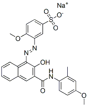 CAS#: 25047-71-6, Sodium 3-[[2-Hydroxy-3-[(4-Methoxy-o-Tolyl)Carbamoyl]-1-Naphthyl]Azo]-4-Methoxybenzenesulphonate