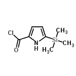 CAS#: 250722-66-8, 5-(Trimethylsilyl)-1H-Pyrrole-2-Carbonyl Chloride