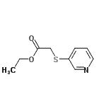 CAS#: 251452-66-1, Ethyl (3-Pyridinylsulfanyl)Acetate
