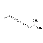 CAS 登录号：251639-15-3， (1E)-6-氟-N,N-二甲基-1-己五烯胺
