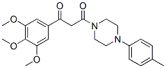 CAS#: 25174-61-2, 1-(p-Tolyl)-4-[3-(3,4,5-Trimethoxyphenyl)-1,3-Dioxopropyl]Piperazine