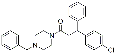 CAS#: 25174-65-6, 1-(4-Benzyl-1-Piperazinyl)-3-(4-Chlorophenyl)-3-Phenyl-1-Propanone